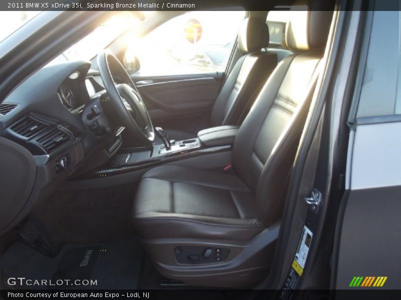 Sparkling Bronze Metallic / Cinnamon 2011 BMW X5 xDrive 35i