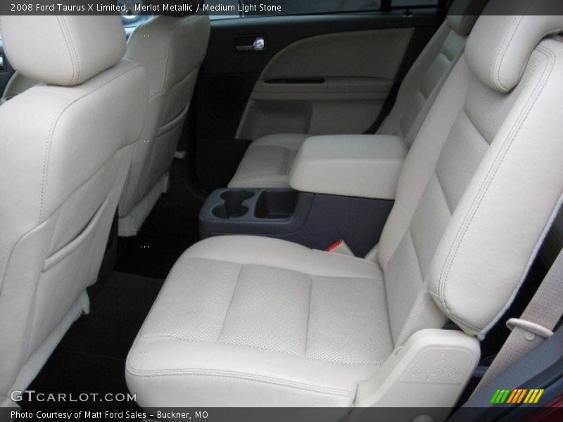 Merlot Metallic / Medium Light Stone 2008 Ford Taurus X Limited