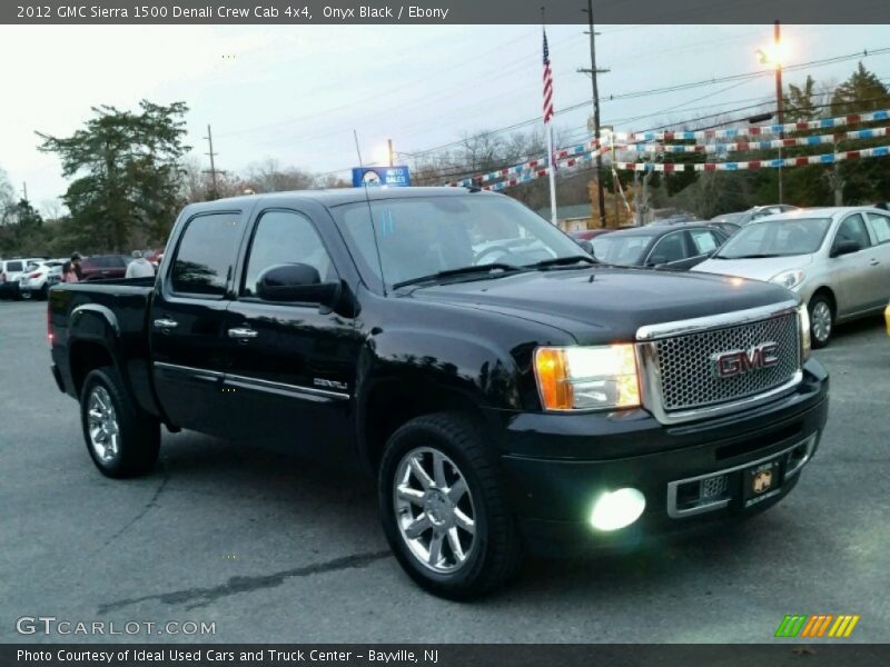 Onyx Black / Ebony 2012 GMC Sierra 1500 Denali Crew Cab 4x4