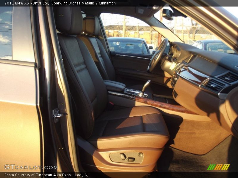 Sparkling Bronze Metallic / Cinnamon 2011 BMW X5 xDrive 35i