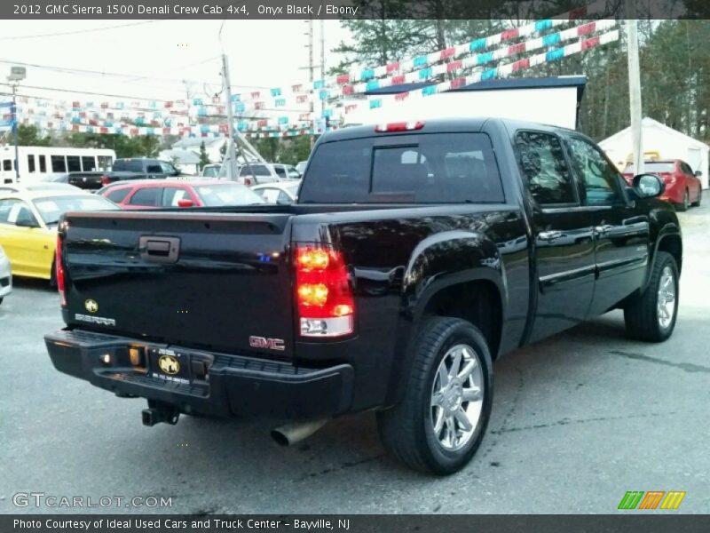 Onyx Black / Ebony 2012 GMC Sierra 1500 Denali Crew Cab 4x4