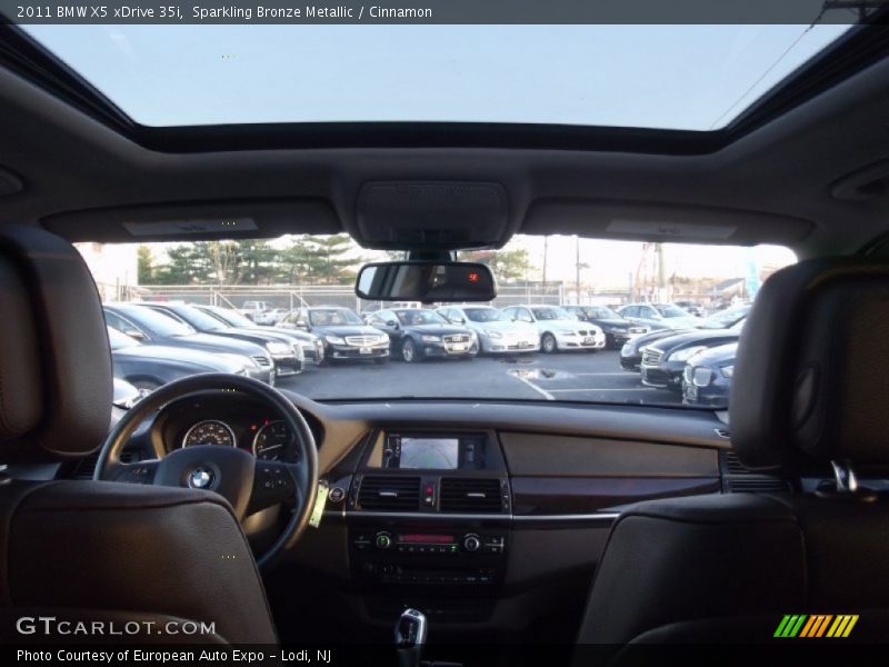 Sparkling Bronze Metallic / Cinnamon 2011 BMW X5 xDrive 35i