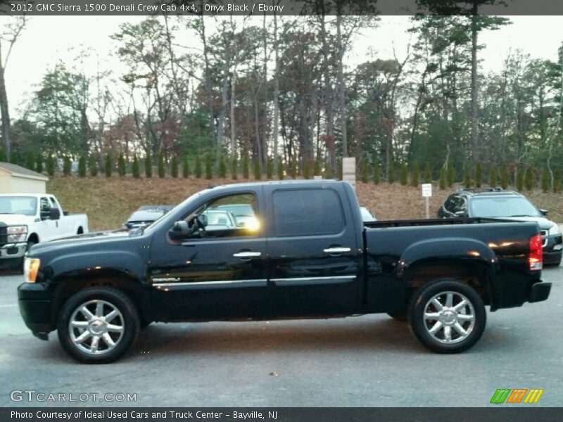 Onyx Black / Ebony 2012 GMC Sierra 1500 Denali Crew Cab 4x4