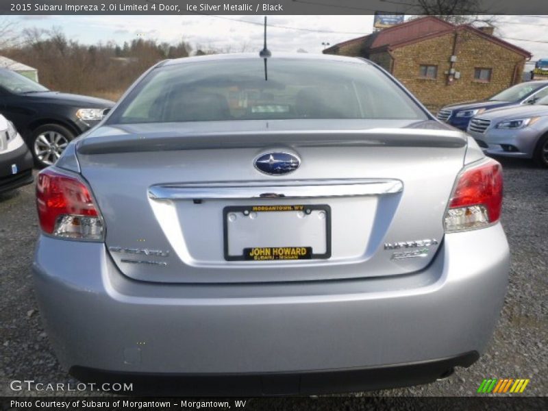 Ice Silver Metallic / Black 2015 Subaru Impreza 2.0i Limited 4 Door