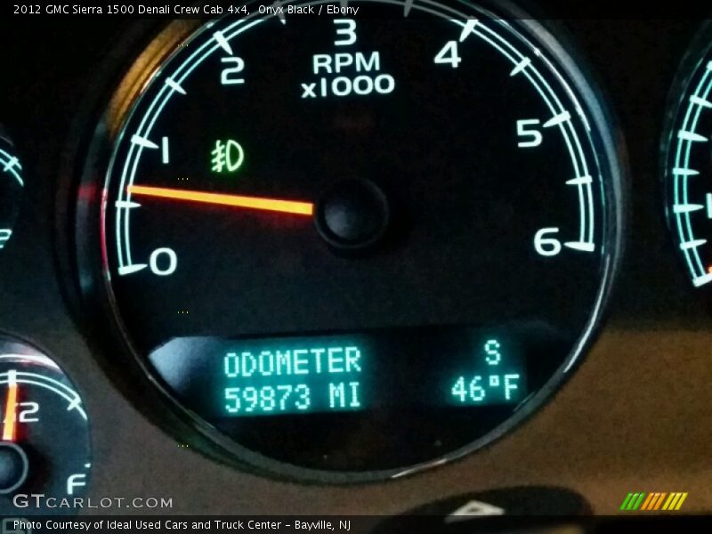 Onyx Black / Ebony 2012 GMC Sierra 1500 Denali Crew Cab 4x4