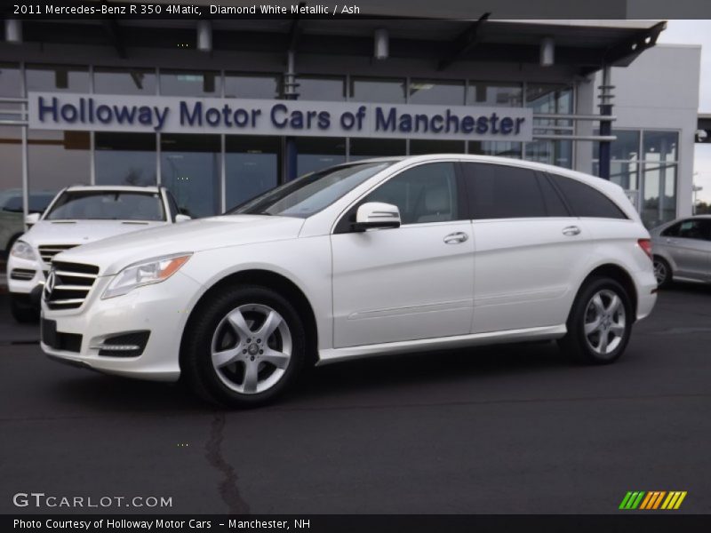 Diamond White Metallic / Ash 2011 Mercedes-Benz R 350 4Matic
