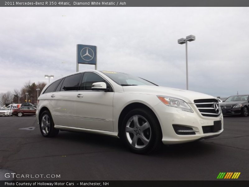 Diamond White Metallic / Ash 2011 Mercedes-Benz R 350 4Matic