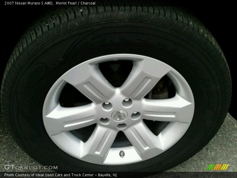 Merlot Pearl / Charcoal 2007 Nissan Murano S AWD