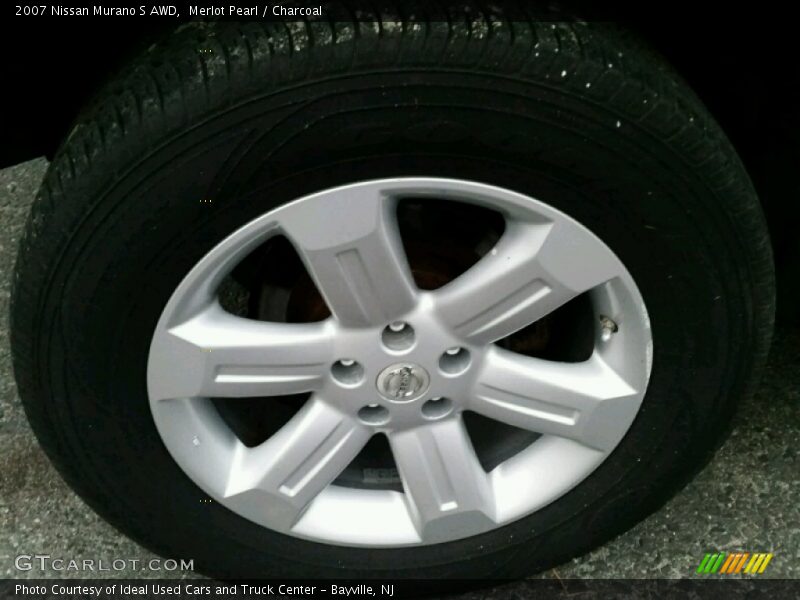 Merlot Pearl / Charcoal 2007 Nissan Murano S AWD