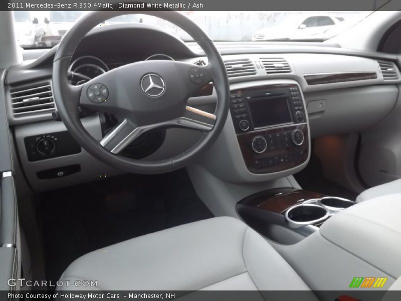 Diamond White Metallic / Ash 2011 Mercedes-Benz R 350 4Matic