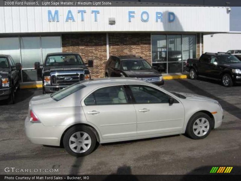 Light Sage Metallic / Medium Light Stone 2008 Ford Fusion S
