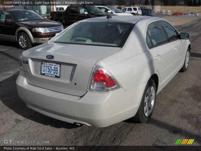 Light Sage Metallic / Medium Light Stone 2008 Ford Fusion S