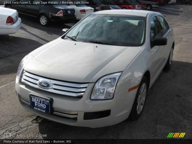 Light Sage Metallic / Medium Light Stone 2008 Ford Fusion S