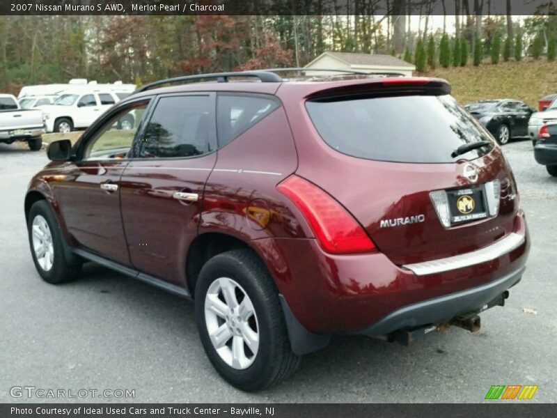 Merlot Pearl / Charcoal 2007 Nissan Murano S AWD