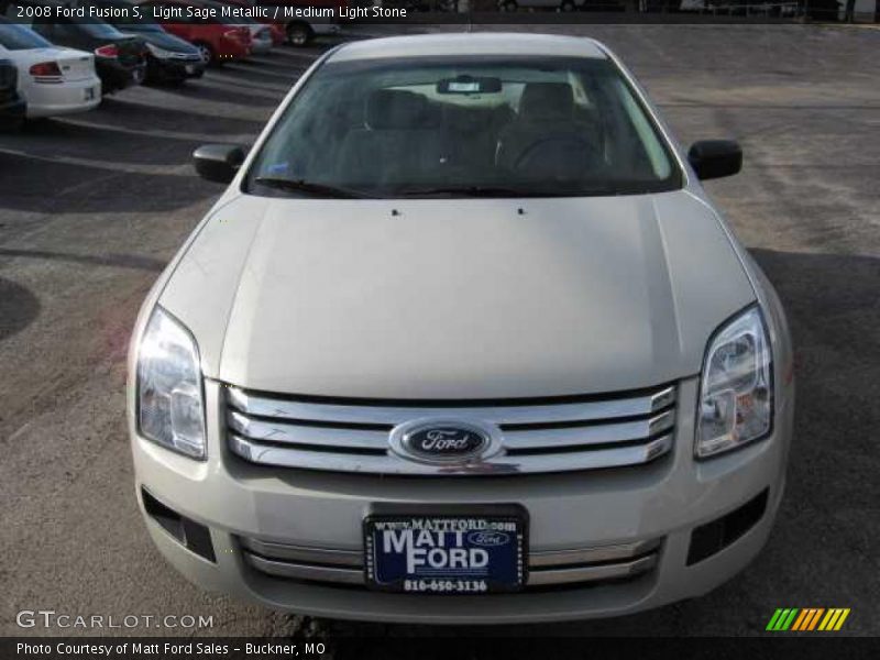 Light Sage Metallic / Medium Light Stone 2008 Ford Fusion S