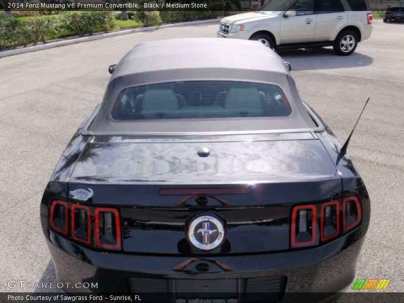 Black / Medium Stone 2014 Ford Mustang V6 Premium Convertible