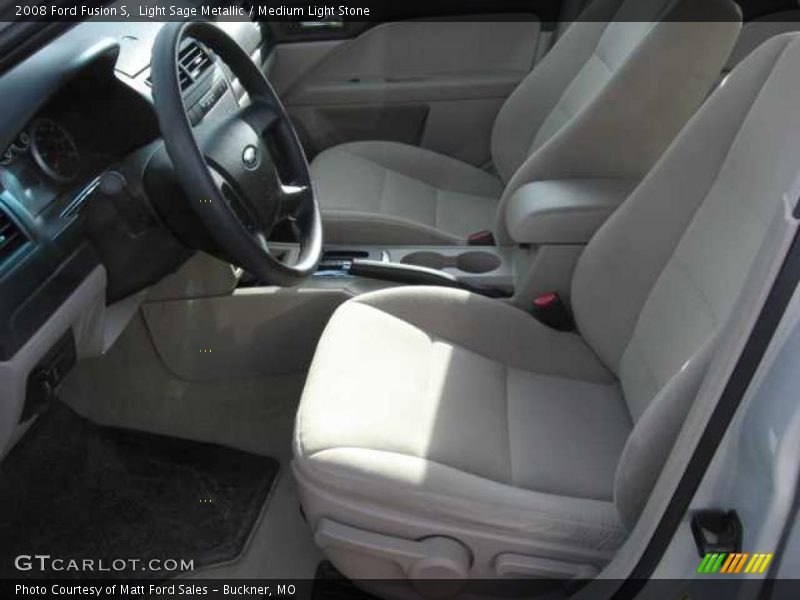 Light Sage Metallic / Medium Light Stone 2008 Ford Fusion S