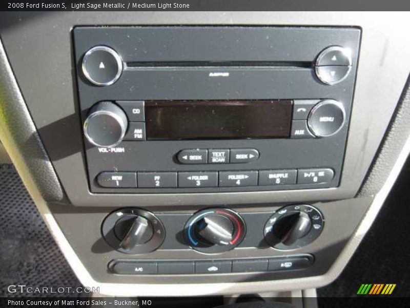 Light Sage Metallic / Medium Light Stone 2008 Ford Fusion S
