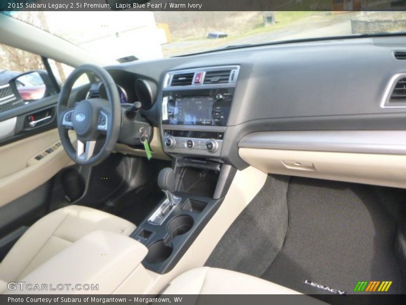 Lapis Blue Pearl / Warm Ivory 2015 Subaru Legacy 2.5i Premium