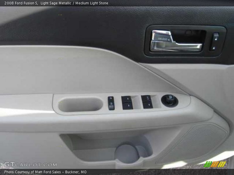 Light Sage Metallic / Medium Light Stone 2008 Ford Fusion S