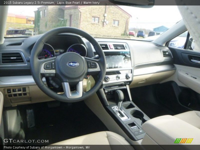 Lapis Blue Pearl / Warm Ivory 2015 Subaru Legacy 2.5i Premium