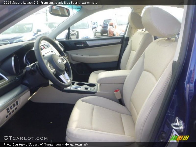 Lapis Blue Pearl / Warm Ivory 2015 Subaru Legacy 2.5i Premium