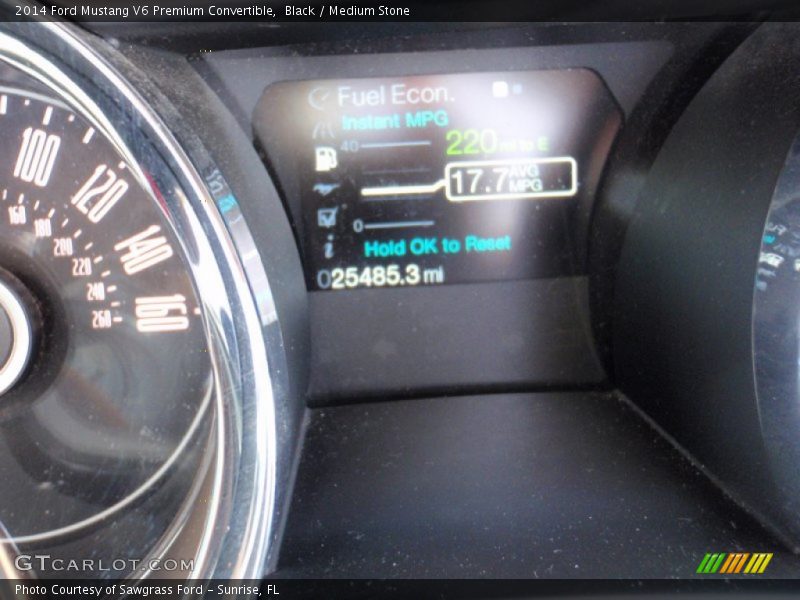 Black / Medium Stone 2014 Ford Mustang V6 Premium Convertible