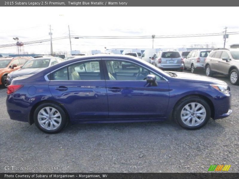 Twilight Blue Metallic / Warm Ivory 2015 Subaru Legacy 2.5i Premium