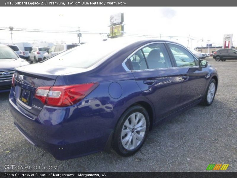 Twilight Blue Metallic / Warm Ivory 2015 Subaru Legacy 2.5i Premium