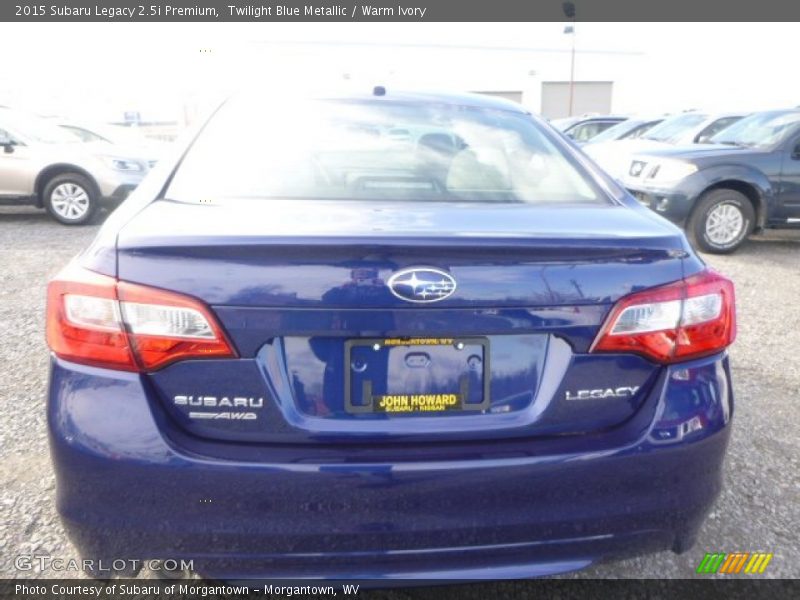 Twilight Blue Metallic / Warm Ivory 2015 Subaru Legacy 2.5i Premium