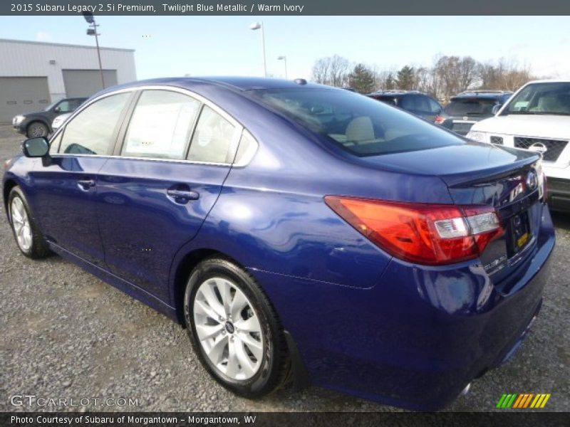 Twilight Blue Metallic / Warm Ivory 2015 Subaru Legacy 2.5i Premium