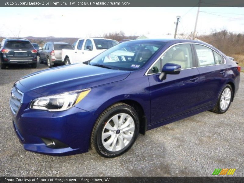 Twilight Blue Metallic / Warm Ivory 2015 Subaru Legacy 2.5i Premium