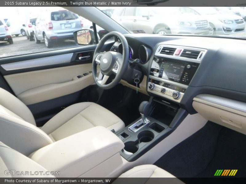 Twilight Blue Metallic / Warm Ivory 2015 Subaru Legacy 2.5i Premium
