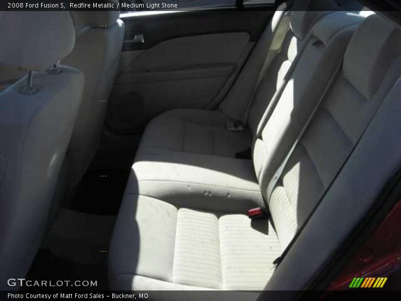 Redfire Metallic / Medium Light Stone 2008 Ford Fusion S