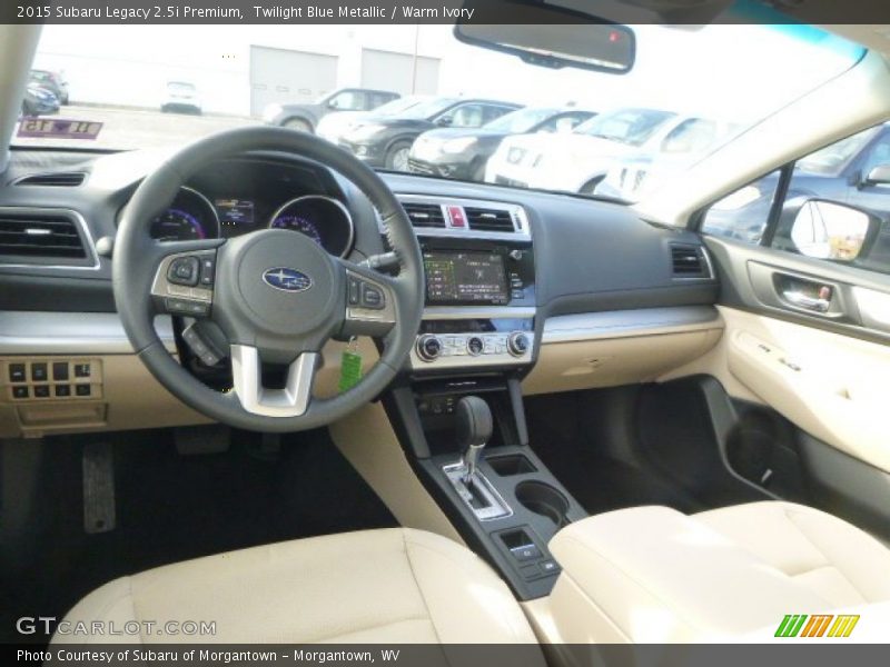 Twilight Blue Metallic / Warm Ivory 2015 Subaru Legacy 2.5i Premium