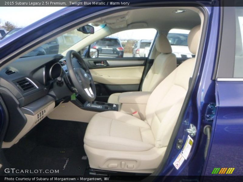 Twilight Blue Metallic / Warm Ivory 2015 Subaru Legacy 2.5i Premium