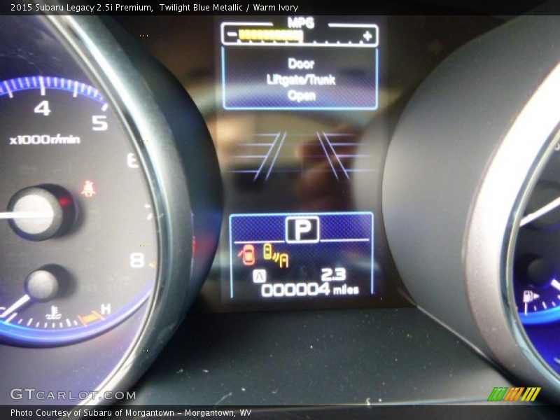 Twilight Blue Metallic / Warm Ivory 2015 Subaru Legacy 2.5i Premium