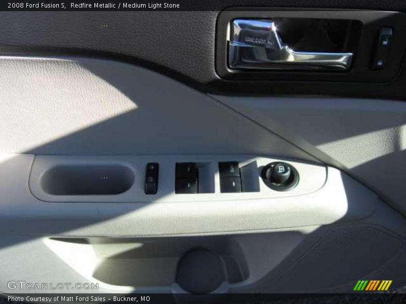 Redfire Metallic / Medium Light Stone 2008 Ford Fusion S