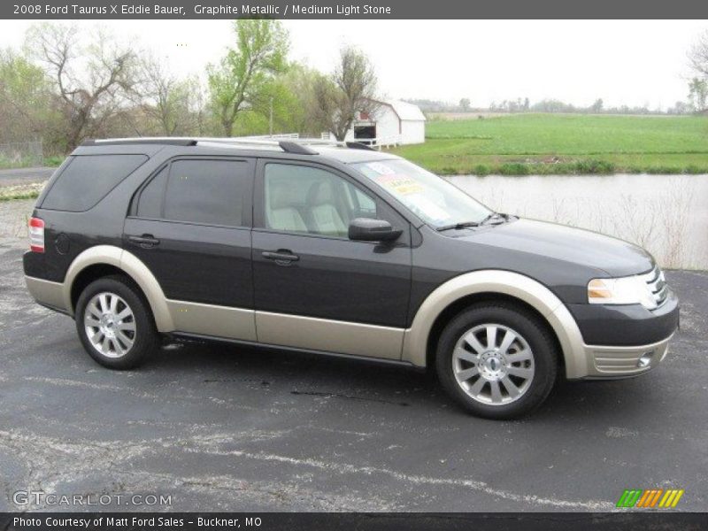 Graphite Metallic / Medium Light Stone 2008 Ford Taurus X Eddie Bauer