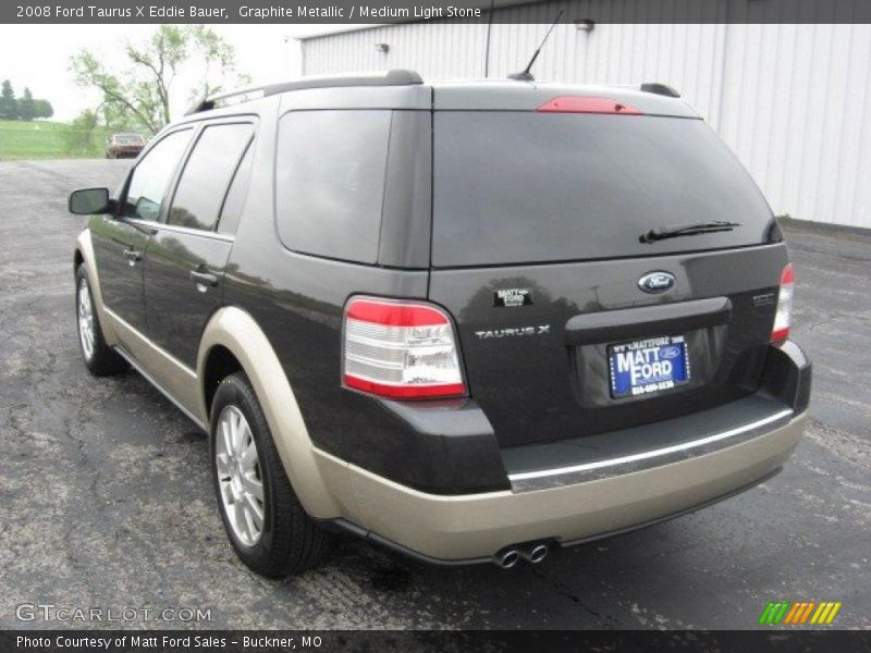 Graphite Metallic / Medium Light Stone 2008 Ford Taurus X Eddie Bauer