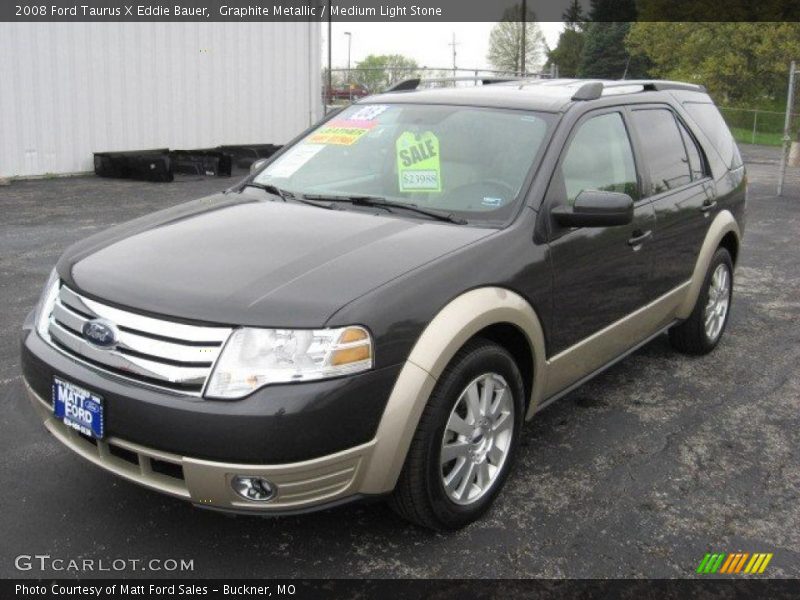 Graphite Metallic / Medium Light Stone 2008 Ford Taurus X Eddie Bauer