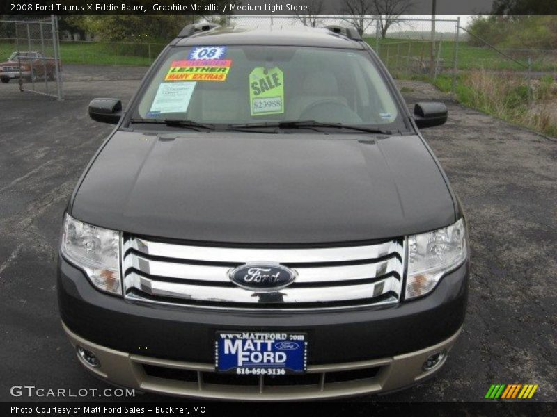 Graphite Metallic / Medium Light Stone 2008 Ford Taurus X Eddie Bauer