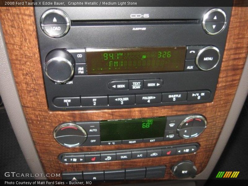Graphite Metallic / Medium Light Stone 2008 Ford Taurus X Eddie Bauer