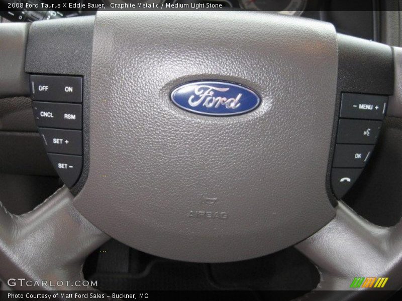 Graphite Metallic / Medium Light Stone 2008 Ford Taurus X Eddie Bauer