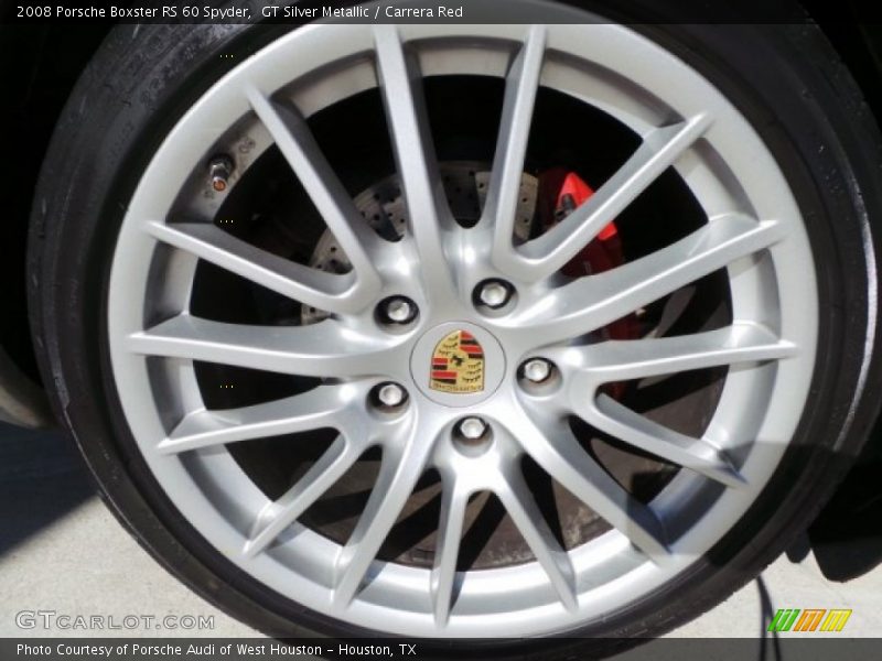 GT Silver Metallic / Carrera Red 2008 Porsche Boxster RS 60 Spyder