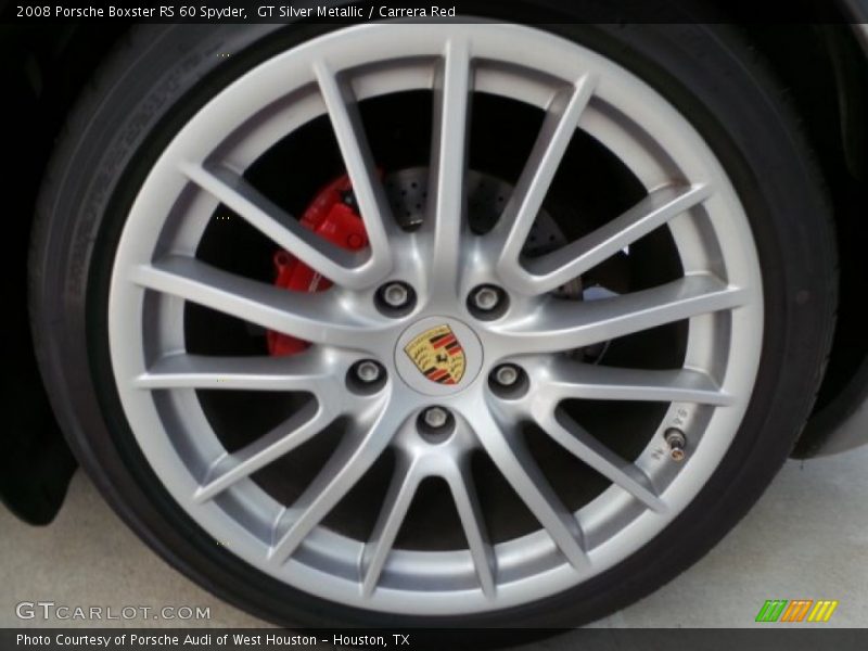 GT Silver Metallic / Carrera Red 2008 Porsche Boxster RS 60 Spyder