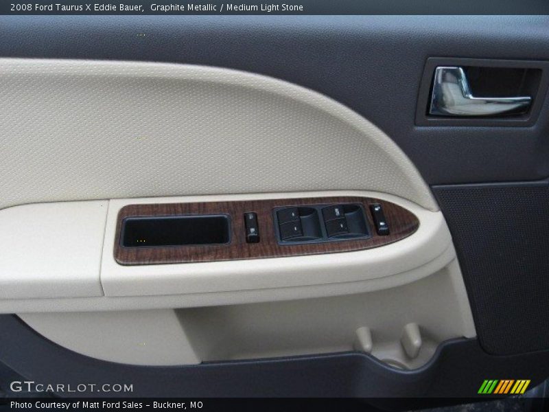 Graphite Metallic / Medium Light Stone 2008 Ford Taurus X Eddie Bauer