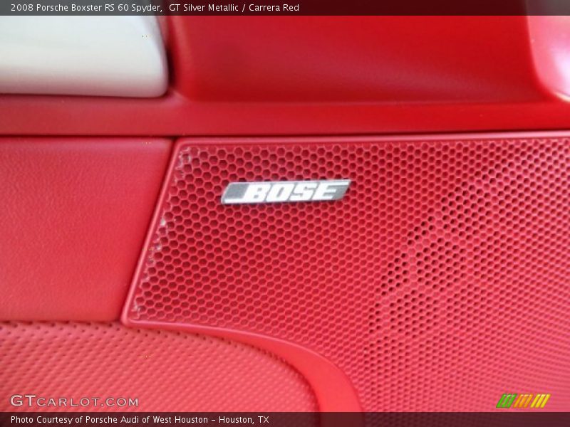 GT Silver Metallic / Carrera Red 2008 Porsche Boxster RS 60 Spyder