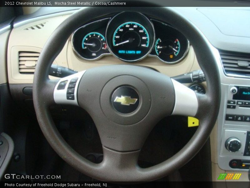 Mocha Steel Metallic / Cocoa/Cashmere 2012 Chevrolet Malibu LS