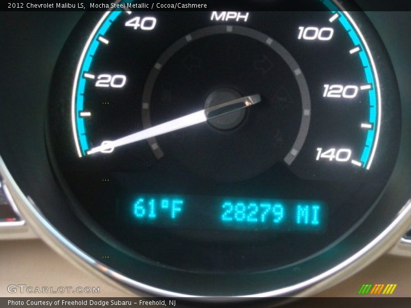 Mocha Steel Metallic / Cocoa/Cashmere 2012 Chevrolet Malibu LS
